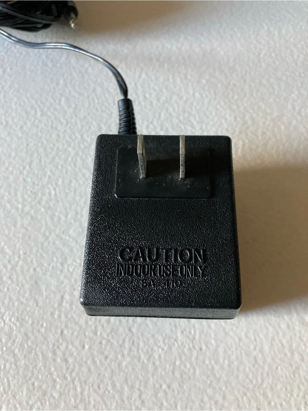 Atari AC/DC Adapter 9V 500mA Black 2-Prong Indoor Use Only C016353